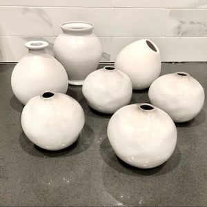 Ceramic & glass vases
